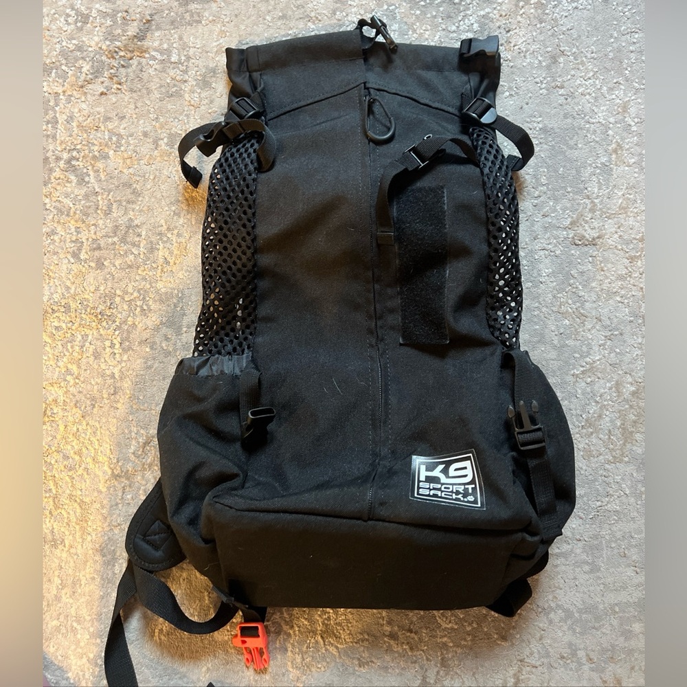 K9 Sport Sack Air Jet Black Size Large Dog Carrier Backpack Travel Canine Hike